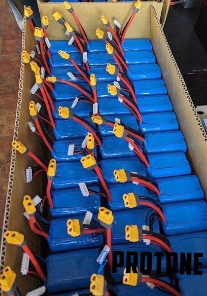 Акумулятор (6s 2p) - 22.2 V 8000 mAh ( 90 A) для FPV дронів Molicel 21700 1770065 фото