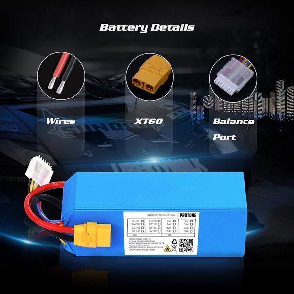 Акумулятор (6s 2p) - 22.2 V 8000 mAh ( 90 A) для FPV дронів Molicel 21700 1770065 фото