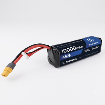 Аккумулятор (4S 2P) - Samsung 50s  - 14.8V 10000 mAh (90 A) (ДОВГА) Спарка для Dji 1770066_1 фото