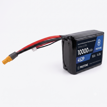 Аккумулятор (4S 2P) - Samsung 50S - 14.8V 10000 mAh (90 A) (Стандарт) Спарка для Dji 1770066_1 фото