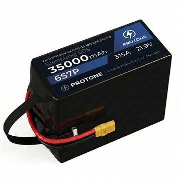 Аккумулятор (6S 7P) - Samsung 50S - 21.6V 35000 mAh (315 A) для FPV дронов 1770066_778 фото