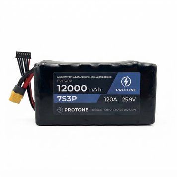 Акумулятор (7S 3P) - EVE 40 P - 25.9 V 12000 mAh (120 A) для РЕБ 1770067 фото