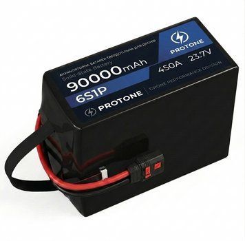 Акумулятор Solid State 6S Li-HV+ 90000 mAh 23,7V для БПЛА Vampire, Вампір, Бомбер (твердотіла батарея, Semi - Solid) protone_777036 фото
